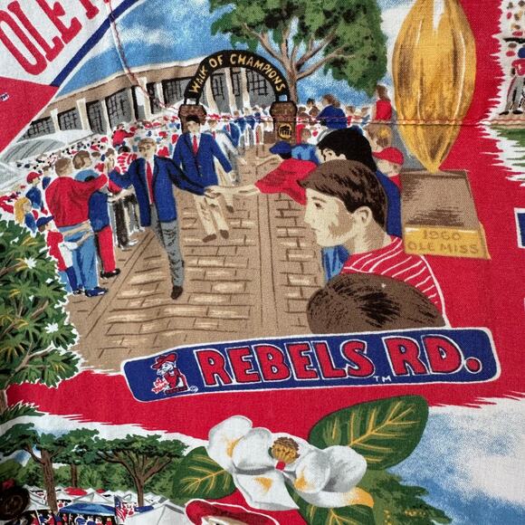 HTF Vintage Reyn Spooner Ole Miss Shirt XXL Colonel Reb Tailgate Aloha Football - Picture 5 of 9